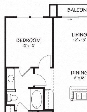One A Floor Plan| The Reserve on Cave Creek One A Floor Plan| The Reserve on Cave Creek